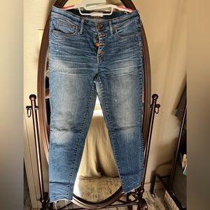 Madewell 9” High Rise Skinny Jeans size 30.
